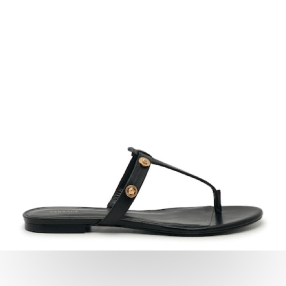 NWT Versace Medusa Emblem Stud Sandals Including Dust Bag Box Authenticity Card - Picture 5 of 15